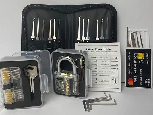 Conjuntos de cerradura 24pcs gancho cerradura 20pcs casa de cerradura para la práctica de picking