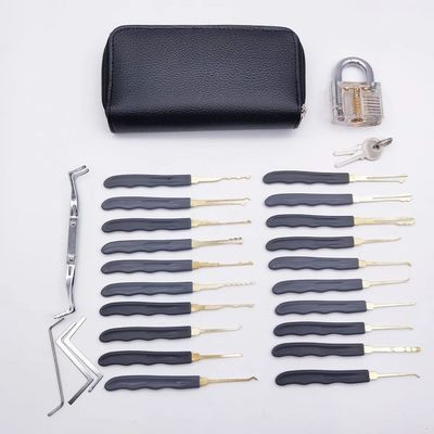 Conjuntos de cerradura 24pcs gancho cerradura 20pcs casa de cerradura para la práctica de picking
