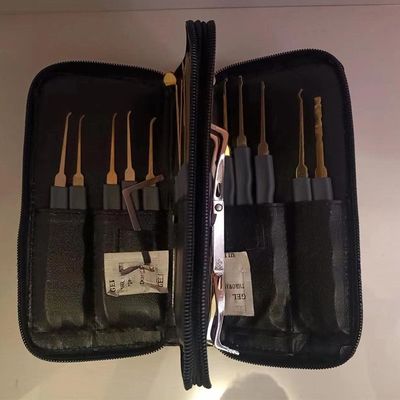 Conjuntos de cerradura 24pcs gancho cerradura 20pcs casa de cerradura para la práctica de picking