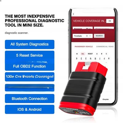Auto OBD2 Scanner Noticias arranque Sistema completo OBDII Lector de código Software de restablecimiento con actualización gratuita