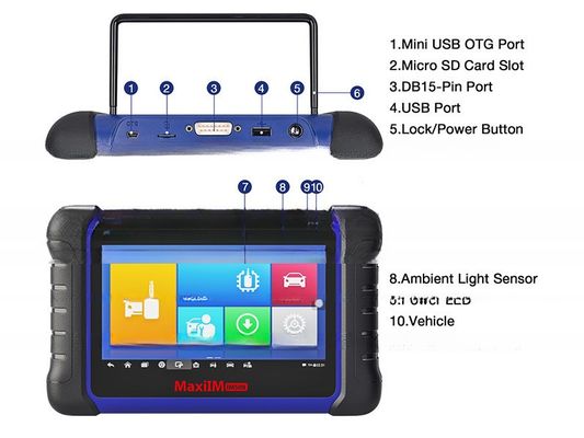Autel IM508 XP200 Programación de llaves y detector de coincidencia anti robo para modelos universales