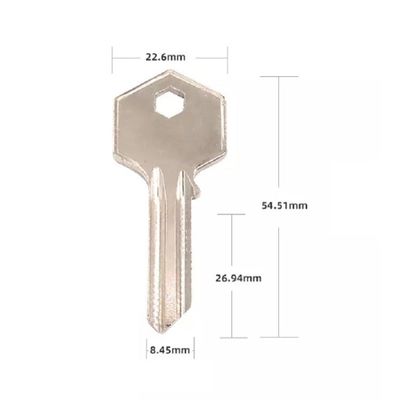 Llave de puerta de latón de aleación de zinc personalizado con soporte OEM y logotipo personalizado