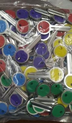 Multicolores UL050 Universal Material de latón de plástico puerta de la cabeza llave en blanco por personalizado