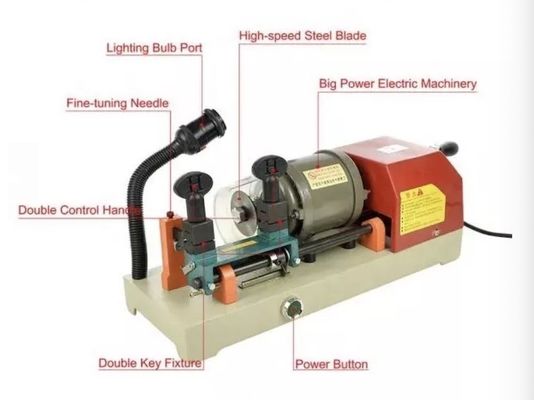 Máquina de copiar llaves de 220 V/110 V y máquina de cortar llaves de 50/60 Hz para duplicar el espacio en blanco de las llaves