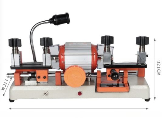 AOYU 238BS Máquina de corte de llaves de automóvil horizontal de doble cabeza universal para cortes precisos
