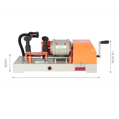 AOYU 238BS Máquina de corte de llaves de automóvil horizontal de doble cabeza universal para cortes precisos