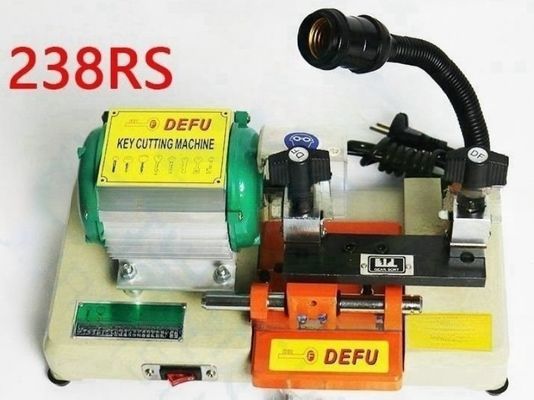 120W potencia del motor Defu 238RS Máquina de corte de llaves horizontales para materiales ABS y acero