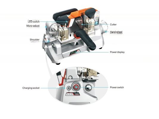 Máquina de corte de llaves sin escobillas para reparación de llaves de automóvil Xhorse XC-009 XC009
